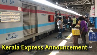 Kerala Express Announcement Vijayawada Railway Station  India Railways [upl. by Nera]