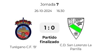 SAN LORENZO 01 TUREGANO B liga2425 J7 1ª provincial Segovia [upl. by Edelsten247]