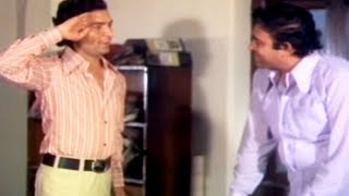 Sanjeev Kumar motivates Asrani to become inspector  Uljhan  Bollywood Scene 721 [upl. by Nikaniki]