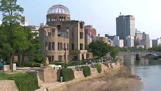 Hiroshima Peace Memorial Atomic bomb dome in Hiroshima Japan （広島の原爆ドーム） [upl. by Nolly]