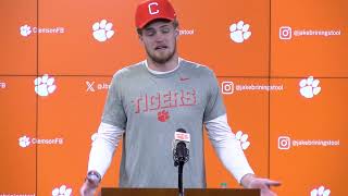 Jake Briningstool keeping to consistency to be Clemson playmaker [upl. by Enaile]