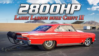 quotTheres NO WAY that car went that FAST that QUICKLYquot  Larry Larson built Chevy II [upl. by Seftton731]