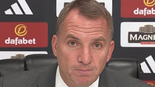 Brendan Rodgers post match press confrence  Celtic vs Falkirk 52 celticfc parkhead football [upl. by Ahsimik]