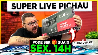 ✅ A MELHOR LIVE DE PROMOÇÕES ⚠️ ESSA ASUS AMD RADEON RX 7800 XT DUAL pode ser SUA 🎁 2106 as 14h [upl. by Wassyngton397]