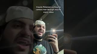 Coyote Peterson putting this his camera man through trauma every video [upl. by Cameron]