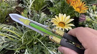 How To Make The Best Octane HeirloomV3 Octane Balisong Replica With Liquid Tube Project [upl. by Yrrab]