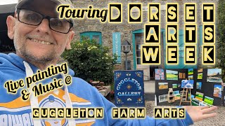 Two artists tour Art Weeks dorsetartweeks painting [upl. by Nosnek]