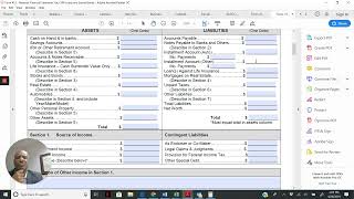 How to complete SBA 413 Personal Financial Statement [upl. by Wendi]