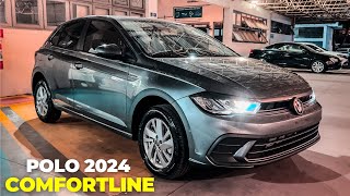 NOVO POLO COMFORTLINE 2024  AVALIAÇÃO COMPLETA [upl. by Nnyled]