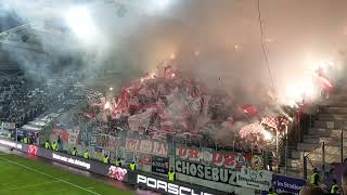 22102024 FC Erzgebirge AueFC Energie Cottbus 13 ChoreoPyroUltras15 Jahre Fialova Sbor [upl. by Rocky66]