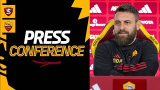 🟨 LIVE 🟥 La conferenza stampa di Daniele De Rossi alla vigilia di SalernitanaRoma [upl. by Tjon]