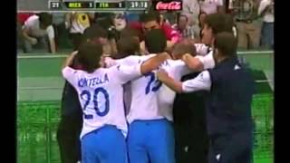 Italia Messico 11 Mondiali 2002 Gol Del Piero [upl. by Ttsepmet]