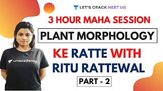 3Hour Maha Session  Complete Plant Morphology in Oneshot  Part 2  Target NEET 2020 [upl. by Eanod311]