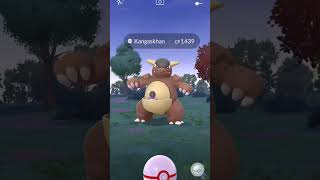 MEGA KANGASKHAN IN POKEMON GO ultragoo pokemon viralvideos shorts [upl. by Arhsub]