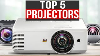 TOP 5 Best Home Theater Projector 2023 [upl. by Eilagam]