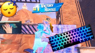 1 HOUR Sleeping amp Chill ASMR Mechanical Keyboard Sounds 😴 ASMR 😍 Fortnite ZoneWars Gameplay 240FPS [upl. by Denoting]