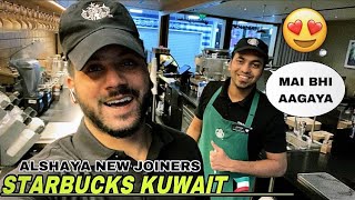 Alshaya Starbucks 😍 Jobs In Kuwait  Indians In Kuwait  Antaibavlogs [upl. by Hughie]