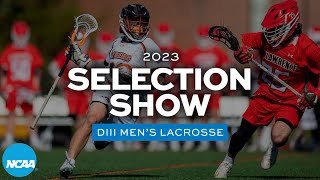 2023 NCAA DIII mens lacrosse championship selection show [upl. by Eyatnod398]