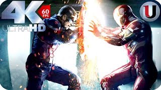 Iron Man vs Captain America amp Bucky Part 1 Captain America Civil War 2016 MOVIE CLIP 4K [upl. by Aniled]