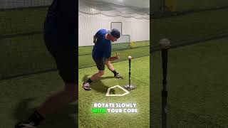 Tired of Casting Poor Posture and Not Staying Behind The Ball Try This baseballdrills hitting [upl. by Acila267]