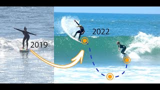 Stacys Unbelievable Transformation From Foamie Fumbles to Epic Wave Rides Ultimate Surf Training [upl. by Uel]