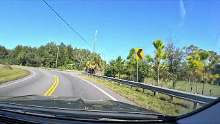 Driving from Apopka to Leesburg Florida through Zellwood Mount Dora Tavares [upl. by Leirud]