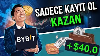 Kayıt Olan HERKES 40 Kazanır ByBit Kripto Borsa Etkinliği Katıl Para Kazan [upl. by Kcirdet]