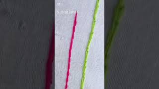 Back stitch embroidery 🪡🩷 stitch embroiderypatterns handembroidery shorts shortvideo short [upl. by Anurag564]