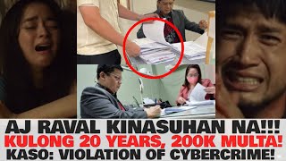 AJ Raval KULONG Hanggang 20 Years Penalty sa Kasong kinahaharap na Violation of Cybercrime vs KSMBPI [upl. by Arsuy683]