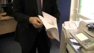 Making Booklets or Brochures on a Ricoh Copier httpwwwthedigitalofficecouk [upl. by Oemor]