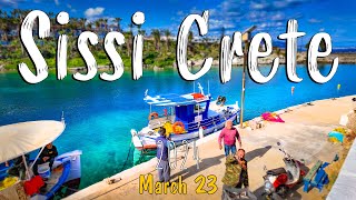 Sissi Crete walking tour 4k vlog Greece 2024 [upl. by Sand]