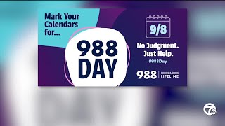 988 Day raises suicide awareness normalizes asking for help [upl. by Ynnavoeg997]