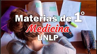 Materias del 1° año UNLP  Plan de estudios Medicina  Parte I [upl. by Aras638]