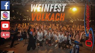 Weinfest Volkach 2024 mit der Partyband aus Franken  Oberspiesheimer [upl. by Nauqad]