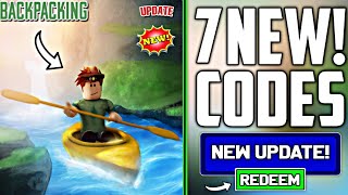 UPDATE CODES✅ BACKPACKING ROBLOX CODES 2023  BACKPACKING CODES 2023 [upl. by Ferwerda]