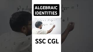 Algebraic Identities  Ssc cgl shortvideo rrb maths [upl. by Malvina162]