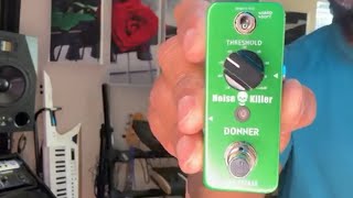 Working with the Donner “Noise Killer” Pedal in the ScienceLabStudio [upl. by Ruamaj]