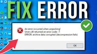 How To Fix ISDonedll An Error Occurred When Unpacking Uncarddll Returned An Error Code 1 [upl. by Grossman]