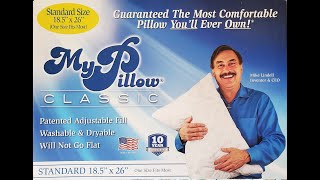 My Pillow Classic 18 5 in x 26 in Pillow Review [upl. by Violante]