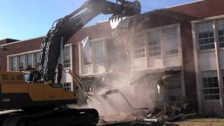 Wasatch Elementary Demolition [upl. by Llydnek]