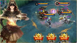 Lunox Best Build 2022  Insane Damage  Top 1 Global Lunox Build  MLBB [upl. by Ellinehc]