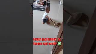 Disuruh nyapu dollo🤣 fypシ゚viral shortvideo musyaffa [upl. by Glenden564]