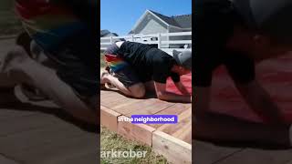 Turning a Pool into Jello The Ultimate Belly Flop [upl. by Winifield]