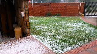 Rain and hail in Centurion [upl. by Oringa]