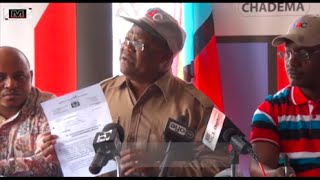 Chadema waijadili barua ya Jaji Kaganda [upl. by Rodolfo]