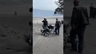 CF Moto di Garis Finish Pasir Bromo [upl. by Onstad]