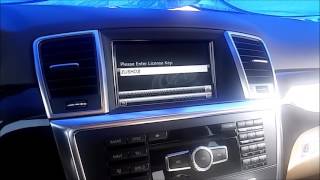 How to unlock TV  DVD  Navigation on 2013 ML350 [upl. by Fox]