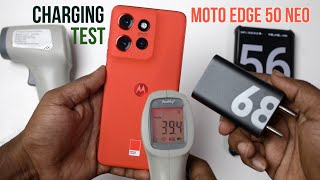 Moto edge 50 neo charging test 0 100 and heating test [upl. by Htbazile524]