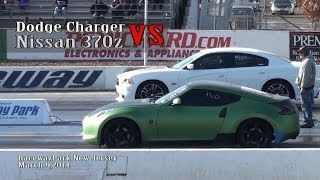 Nissan 370z vs Dodge Charger [upl. by Idoj]