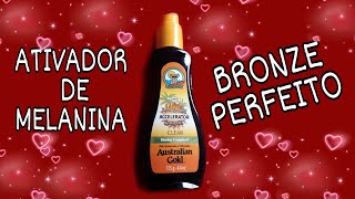 ATIVADOR DE MELANINA  BRONZEADOR AUSTRALIAN GOLD [upl. by Nueovas]